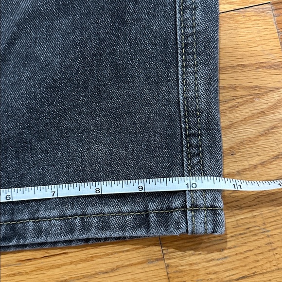 Teen Dark Gray Wide Leg Cargo Jeans Star Print XS - Picture 15 of 15